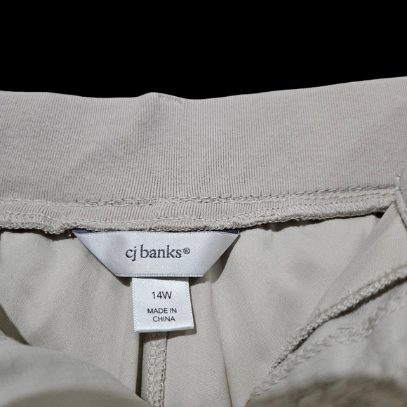 CJ Banks Women's Light Khaki Skort Size 14W - Picture 8 of 10